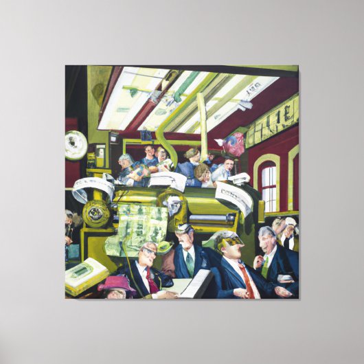 Cantillon Effect Canvas Afdruk (Voorkant)