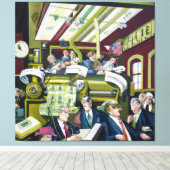 Cantillon Effect Canvas Afdruk (Insitu (Houten vloer))