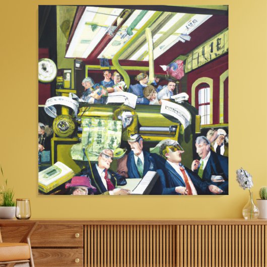 Cantillon Effect Canvas Afdruk (Insitu (Woonkamer))