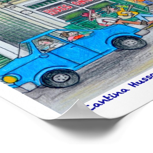 Cantina, Hustracks Poster (Hoek)