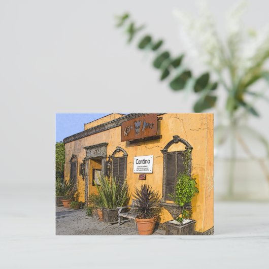 "Cantina" persoonlijke uitnodigingen (Staand voorkant)