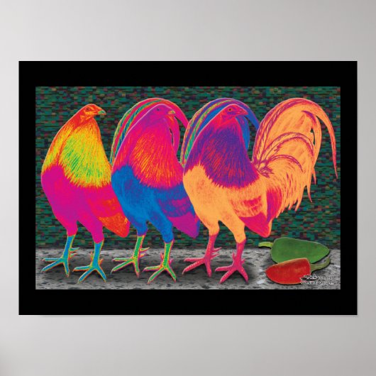 Cantina Roosters Poster (Voorkant)