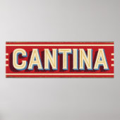 Cantina Sign Poster (Voorkant)