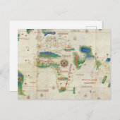 Cantino Planisphere | 1502 Briefkaart (Voorkant / Achterkant)