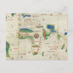 Cantino Planisphere 1502 Briefkaart