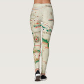 Cantino planisphere 1502 leggings (Achterkant)