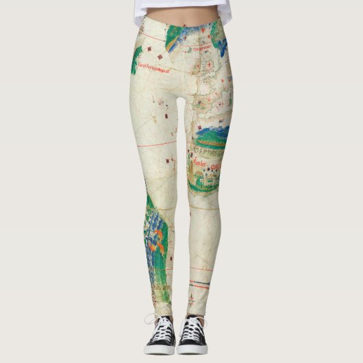 Cantino planisphere 1502 leggings (Voorkant)