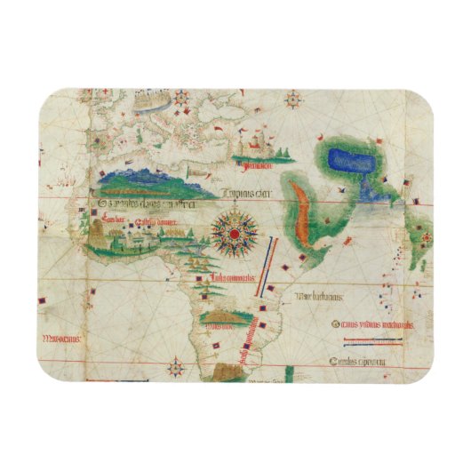 Cantino Planisphere | 1502 Magneet (Horizontaal)