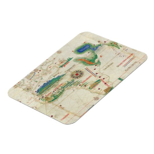 Cantino Planisphere | 1502 Magneet (Linkerzijde)