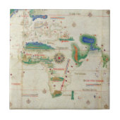 Cantino Planisphere | 1502 Tegeltje (Voorkant)