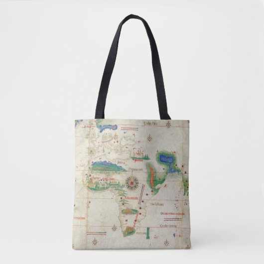 Cantino Planisphere | 1502 Tote Bag (Voorkant)