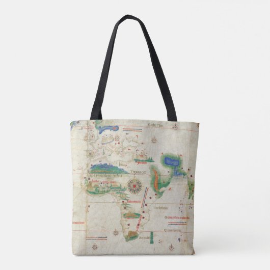 Cantino Planisphere | 1502 Tote Bag (Achterkant)