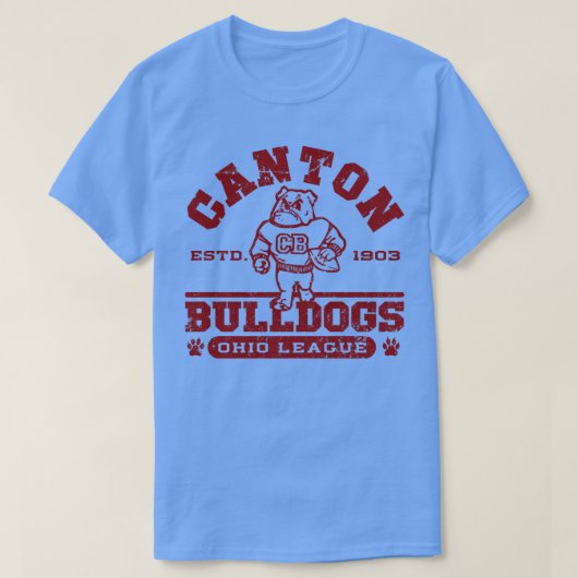Canton Bulldogs T-shirt (Design voorkant)