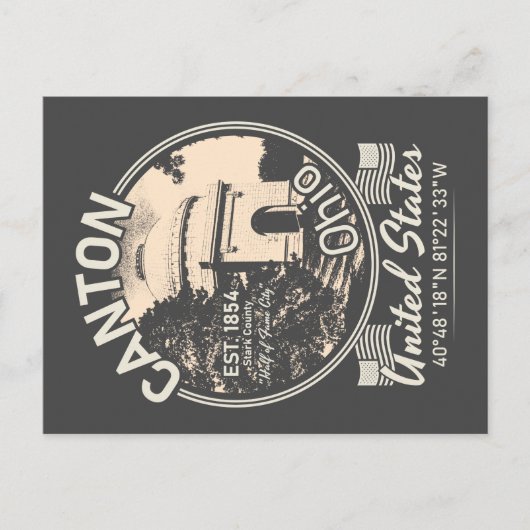 CANTON CITY - OHIO BRIEFKAART (Voorkant)