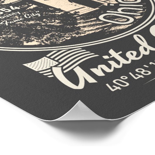 CANTON CITY - OHIO  POSTER (Hoek)