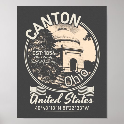 CANTON CITY - OHIO  POSTER (Voorkant)