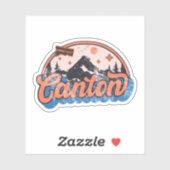 Canton, Connecticut Sticker (Vel)