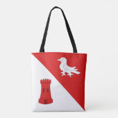 Canton Gallavally Bevolking Badge Tote Tas (Achterkant)