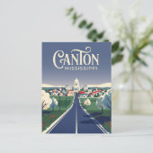 Canton Mississippi Briefkaart (Staand voorkant)