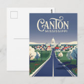 Canton Mississippi Briefkaart (Voorkant / Achterkant)