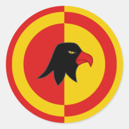 Canton of Falconcree Populace Badge Ronde Sticker