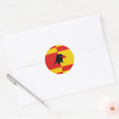 Canton of Falconcree Populace Badge Ronde Sticker (Envelop)