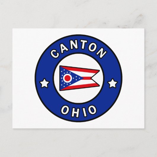 Canton Ohio Briefkaart (Voorkant)