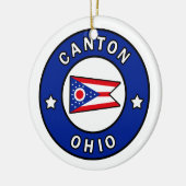 Canton Ohio Keramisch Ornament (Links)
