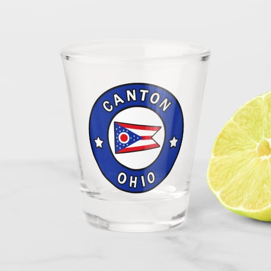 Canton Ohio Shot Glas (Voorkant)