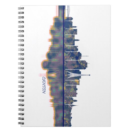 Canton Skyline Notitieboek (Voorkant)