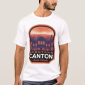 Canton South Dakota Historic Downtown T-shirt (Voorkant)