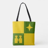 Canton van Castle North Populace Badge Tote Bag (Achterkant)