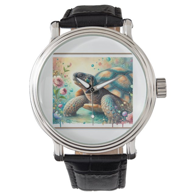 Cantors giant softshell turtle 060824AREF136 - Wat Horloge (Voorkant)