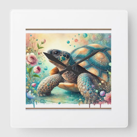 Cantors giant softshell turtle 060824AREF136 - Wat Vierkante Klok (Voorkant)