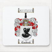 CANTRELL FAMILY CREST - CANTRELL COAT OF ARMS MUISMAT (Voorkant)