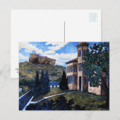 Cantril School House, Postcard Painting Briefkaart (Voorkant / Achterkant)