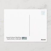 Cantril School House, Postcard Painting Briefkaart (Achterkant)