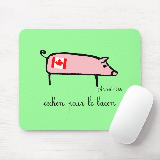 Canuck cochon muismat (Met muis)