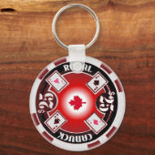 Canuck Royal Poker Sleutelhanger (Voorkant)