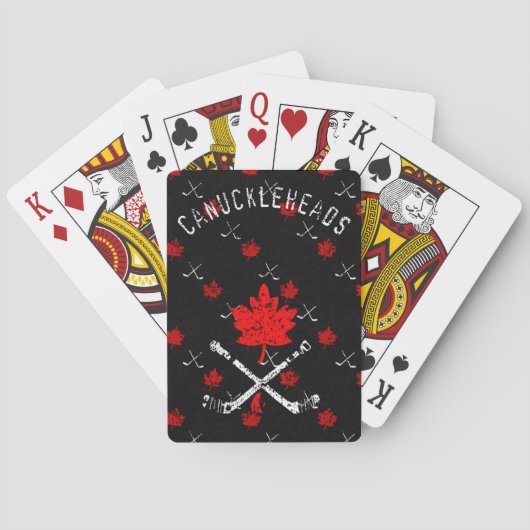 Canucklehead Podcast-spelkaarten Pokerkaarten (Achterkant)