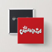 Canucklehead Vierkante Button 5,1 Cm (Voorkant /achterkant)