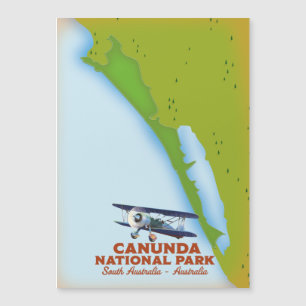 Canunda nationaal park Zuid-Australië kaart