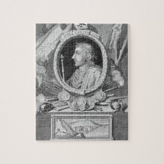 Canute the Great (d.1035) King of England, Denemar Legpuzzel (Verticaal)