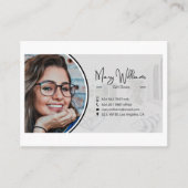 Canva Editable Digital Business Card-sjabloon Visitekaartje (Voorkant)