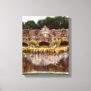 CANVA Muurkunst - Fontein in Florence, ITALIË Canvas Afdruk