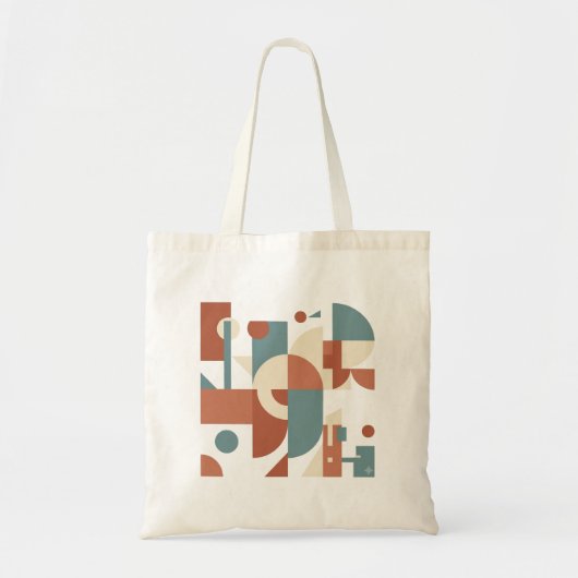 Canva Tote Tas Geometrisch Ontwerp (Voorkant)
