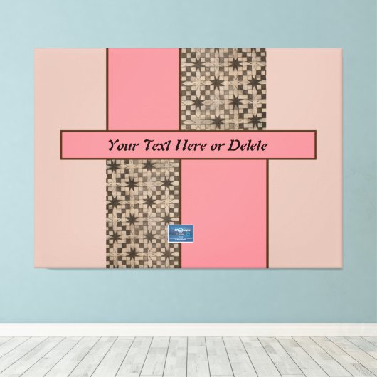 Canvas 2 (Perzik LED S.C.C.) RFPMDesigns ©️2023/4 (Insitu (Houten vloer))