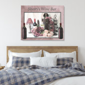 Canvas 30 x 24-inch "Sherry's" wijnstang Afdruk (Insitu (Slaapkamer))