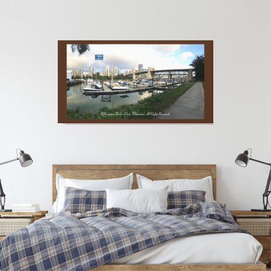 Canvas 3 Bruin (Watervoorzijde 52)RFPMDesigns©️201 (Insitu (Slaapkamer))