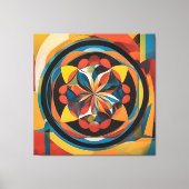 Canvas abstracte kunst afdruk (Voorkant)